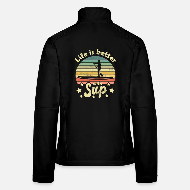 Stehpaddeln Stand Up Paddling Frauen Softshelljacke