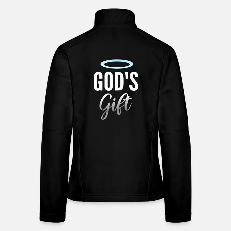 Gottes Geschenk mit Heiligenschein Frauen Softshelljacke