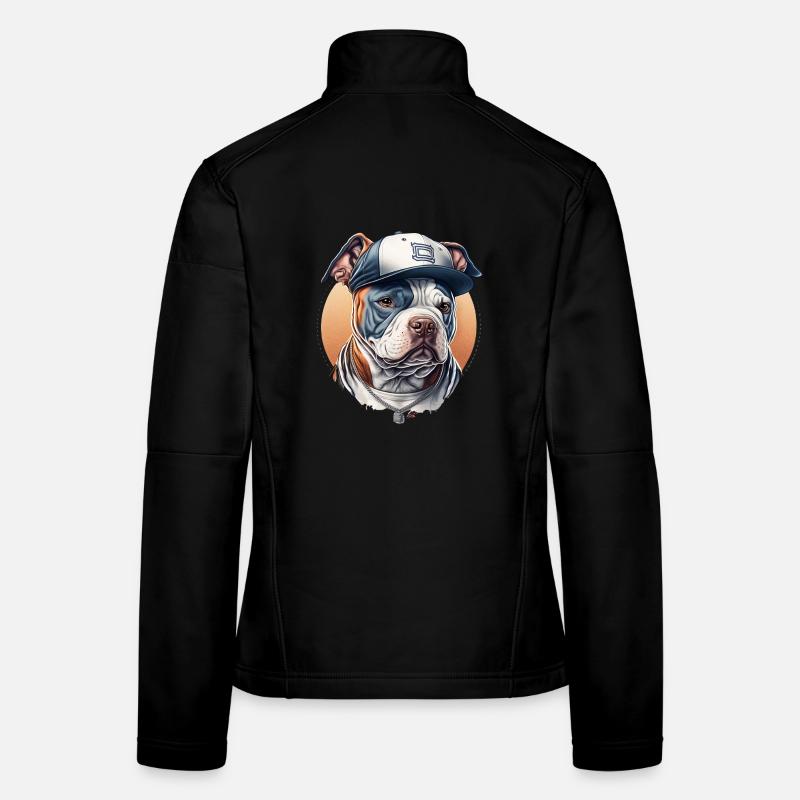 Bulldog Blue Cap Sportif - Women's Softshell Jacket - black