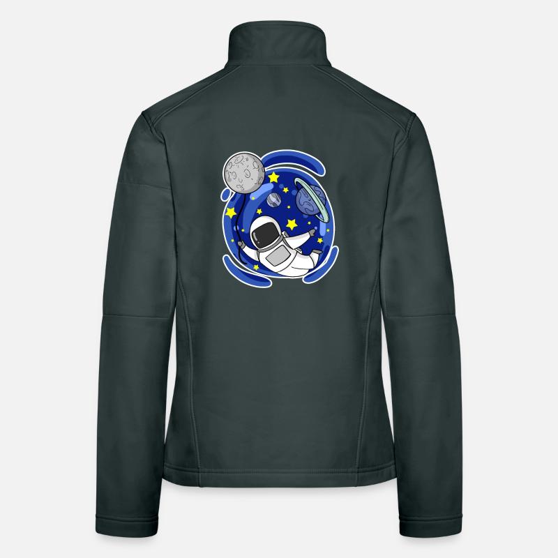 Astronaute dans l’espace - Motif d’astronaute pour enfants Veste en tissu softshell Femme