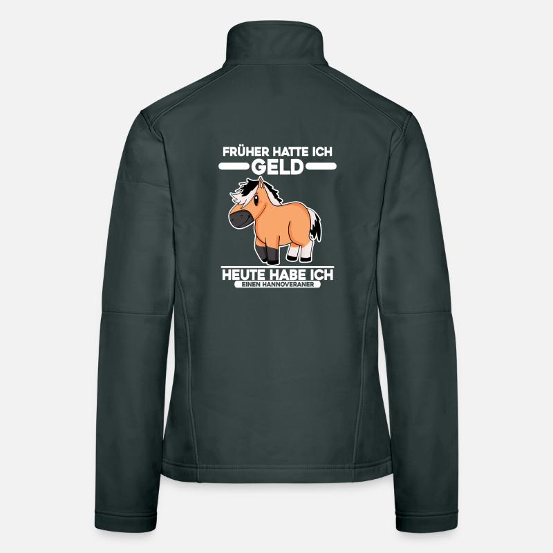 Pferderasse Hannoveraner Pferd Hauspferd Frauen Softshelljacke