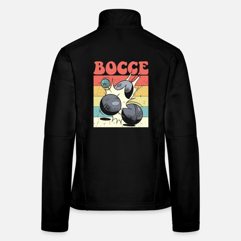 Bocce Spruch Bocce Ball mit Jack Bocci Game Bocce Frauen Softshelljacke