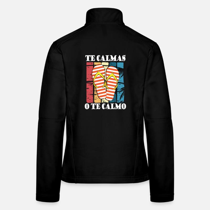 Te calmas o te calmo Frauen Softshelljacke