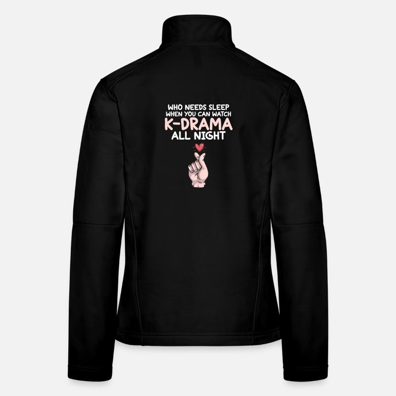 K-Drama K-Pop Serien Design Frauen Softshelljacke