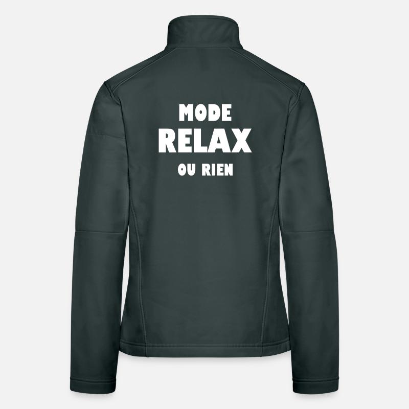 Mode relax ou rien Veste en tissu softshell Femme