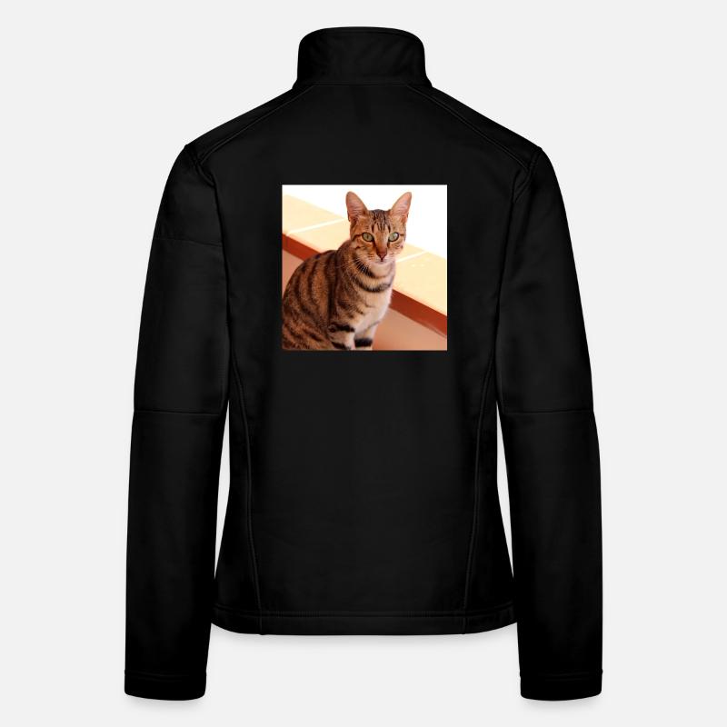 Katze Kätzchen Poster quadratisch Katzenposter Frauen Softshelljacke