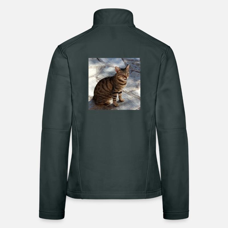 Cat Kitten Poster Square Cat Poster Women's Softshell Jacket