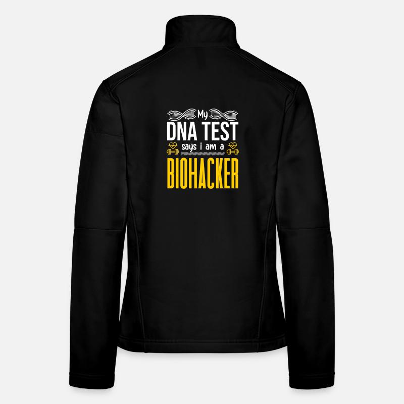 Mon test ADN indique que je suis un biohacker Veste en tissu softshell Femme