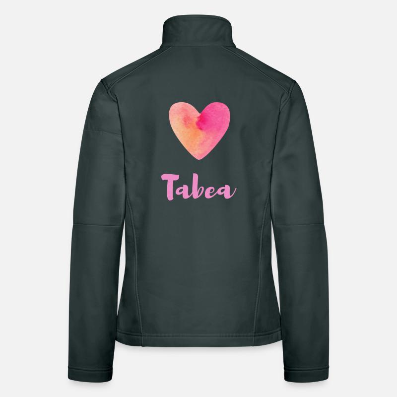 Tabea Rosa Herz Mädchen Geschenkidee Outfit Frauen Softshelljacke