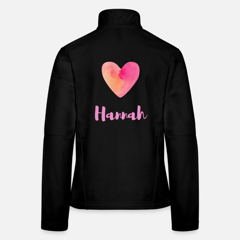 Hannah Rosa Herz Feminines Mädchen Outfit Tee Frauen Softshelljacke