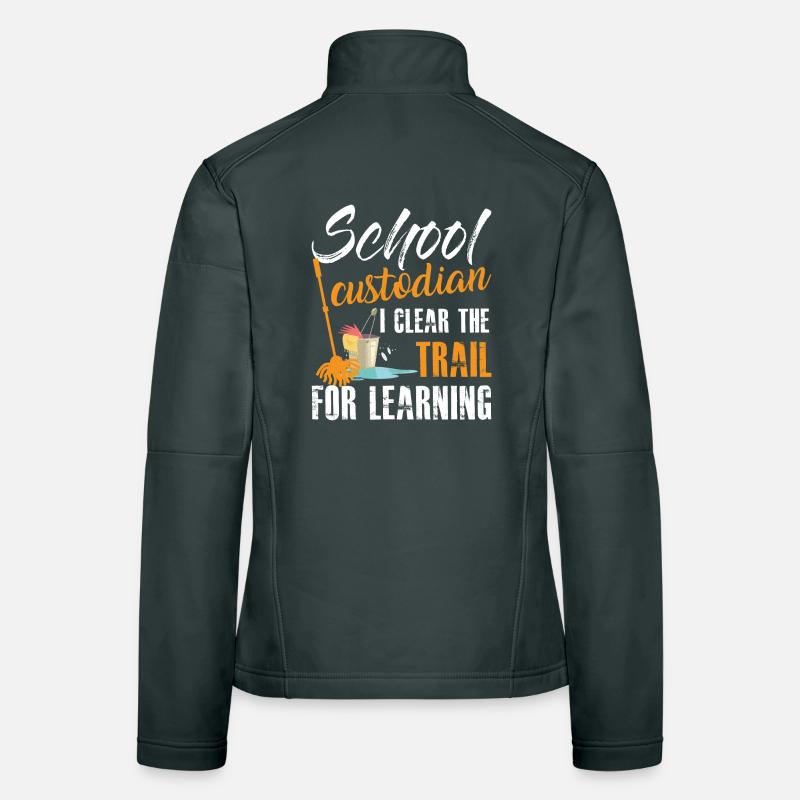 Citation du gardien de l’école Garde de l’éducation Veste en tissu softshell Femme