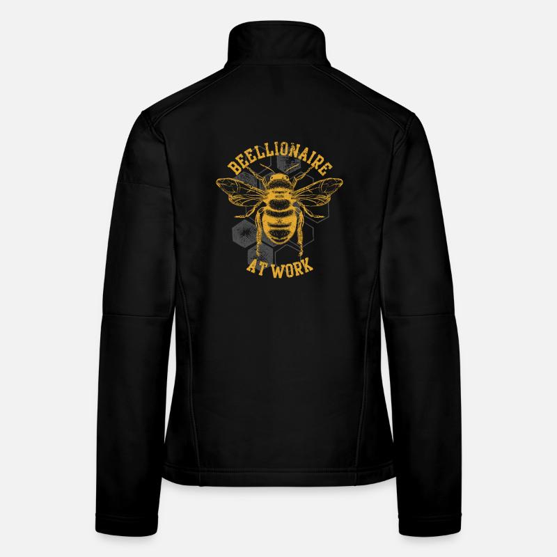 Reellionaire at Work Bee - Women's Softshell Jacket - black