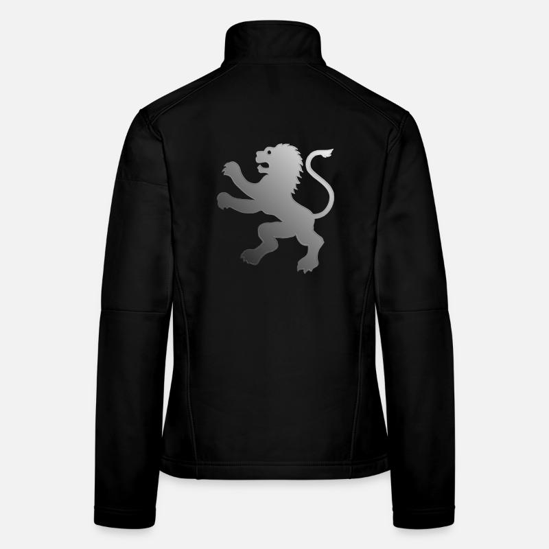 Lion embossed | Wappentier Frauen Softshelljacke