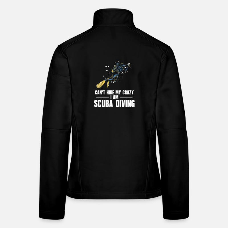 Scuba Diving Wassersport Design Frauen Softshelljacke