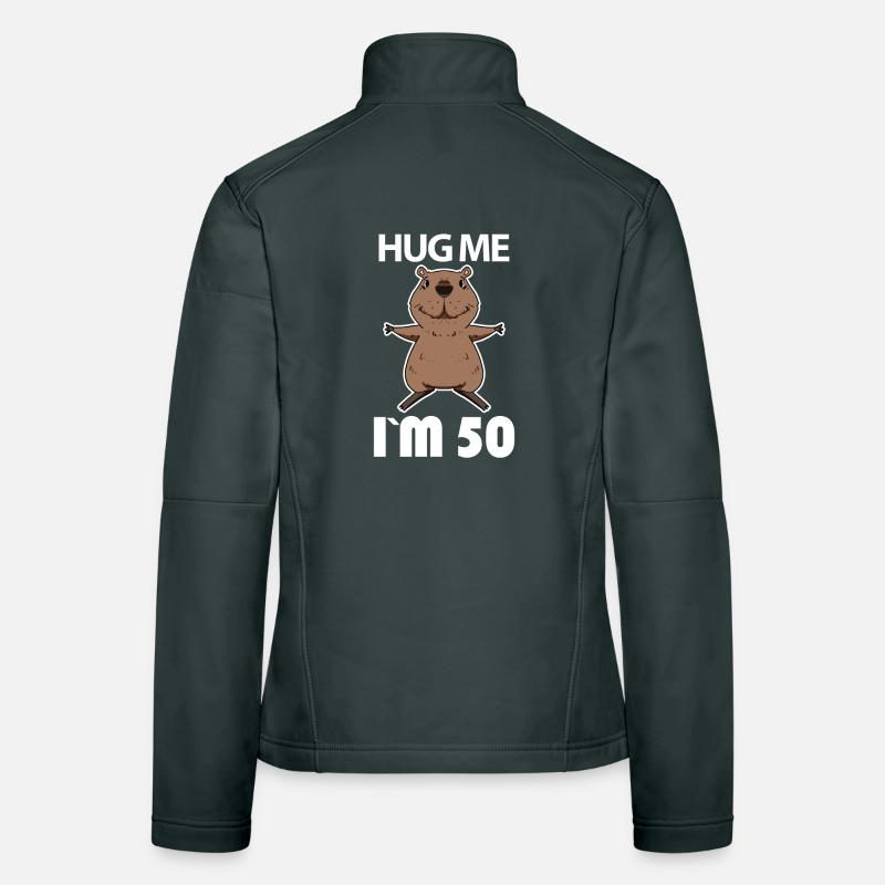 50 ans - 50 ans - câlin Veste en tissu softshell Femme