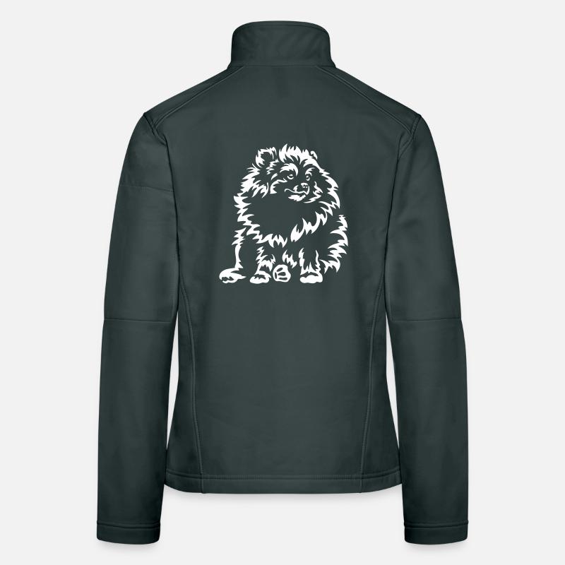 Spitz nain « Édition Noire » Veste en tissu softshell Femme