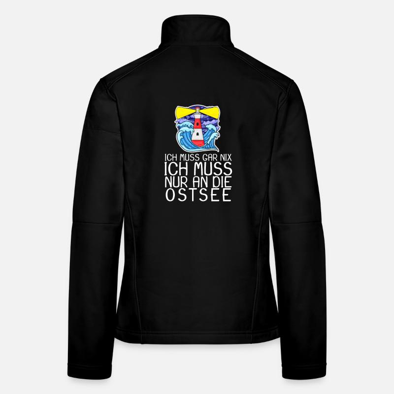 Ostsee Spruch Frauen Softshelljacke