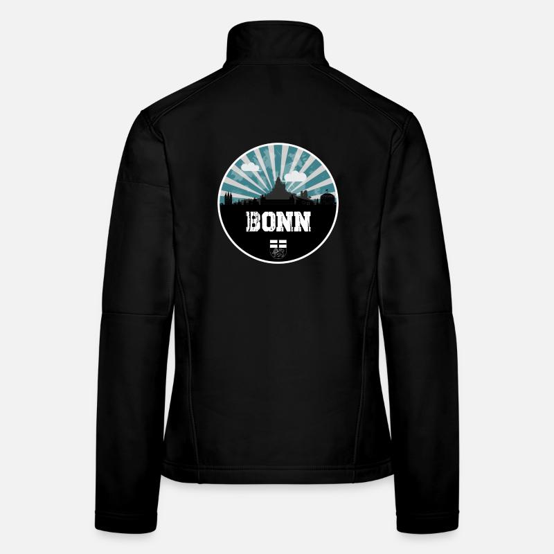 L’heure bleue de Bonn Skyline Veste en tissu softshell Femme