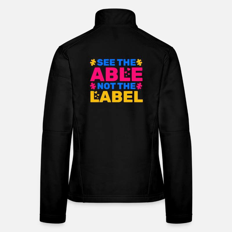 Voir le Capable Pas L’étiquette Veste en tissu softshell Femme