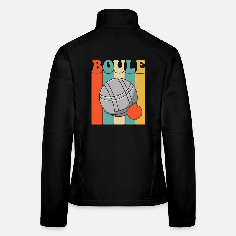 Boule Balls for Bouler Boccia Game Botcha Boule Women's Softshell Jacket