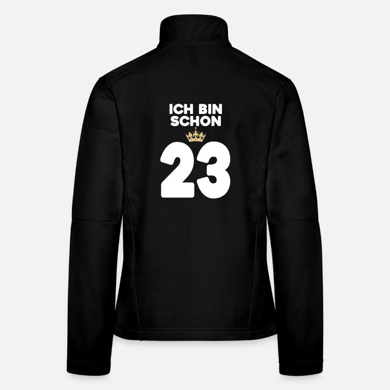 23. Geburtstag Geschenk - 23 Jahre mit Krone Frauen Softshelljacke