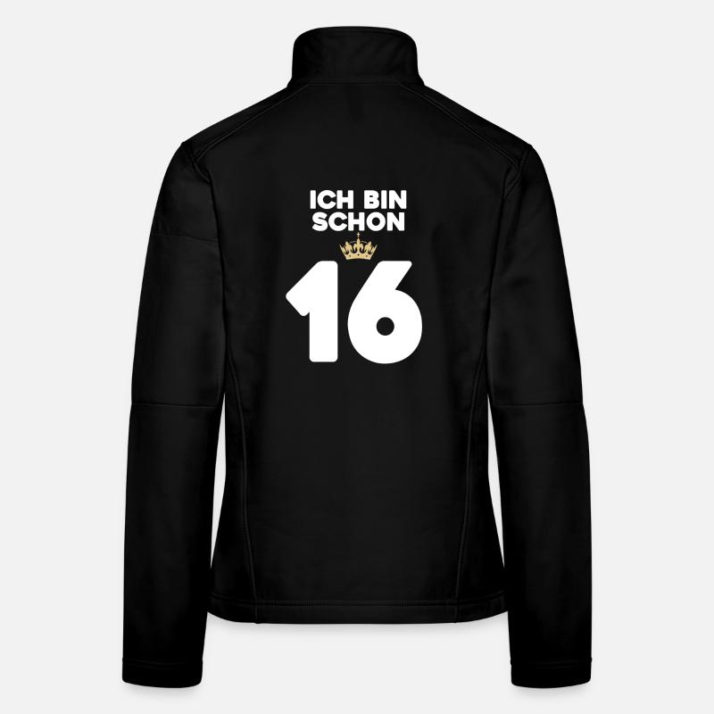 16. Geburtstag Geschenk - 16 Jahre mit Krone Frauen Softshelljacke