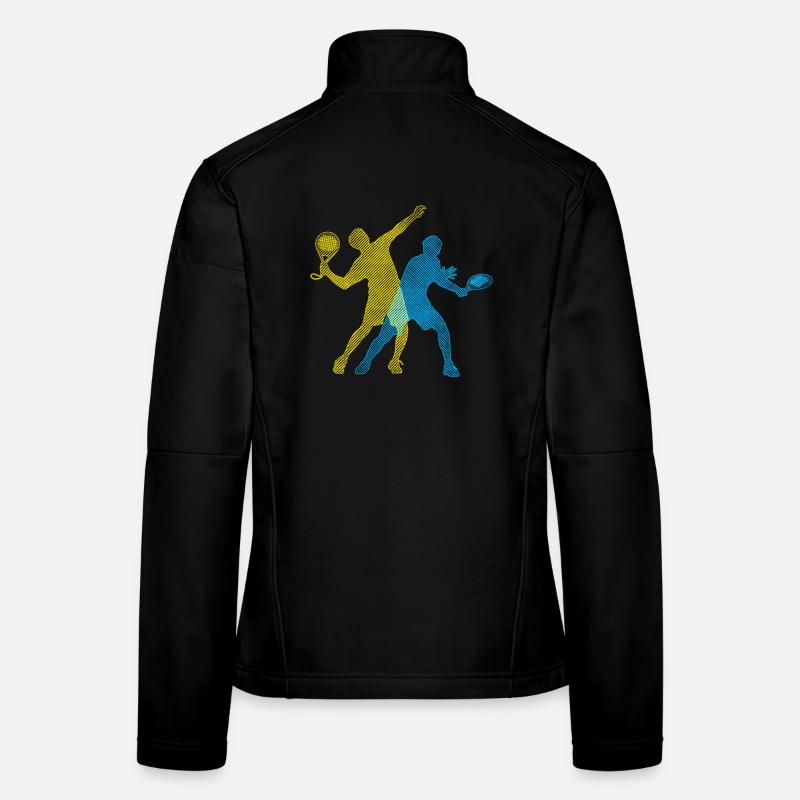 Spieler Padel Padelteam Training Schläger Turnier Frauen Softshelljacke