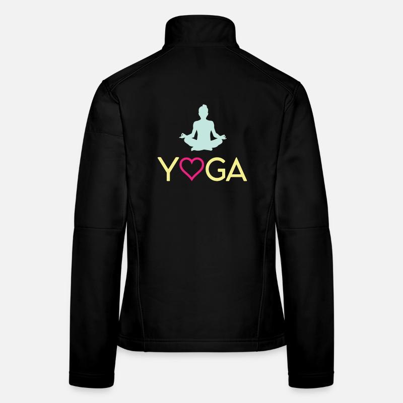 Yoga Veste en tissu softshell Femme