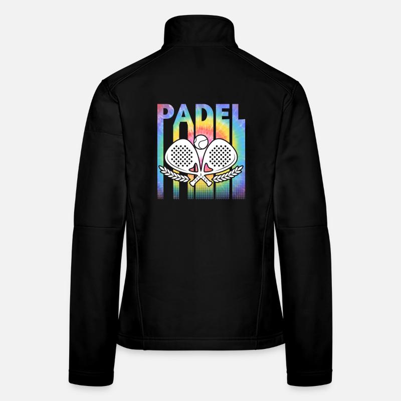 Padel Tennis Coloré Veste en tissu softshell Femme