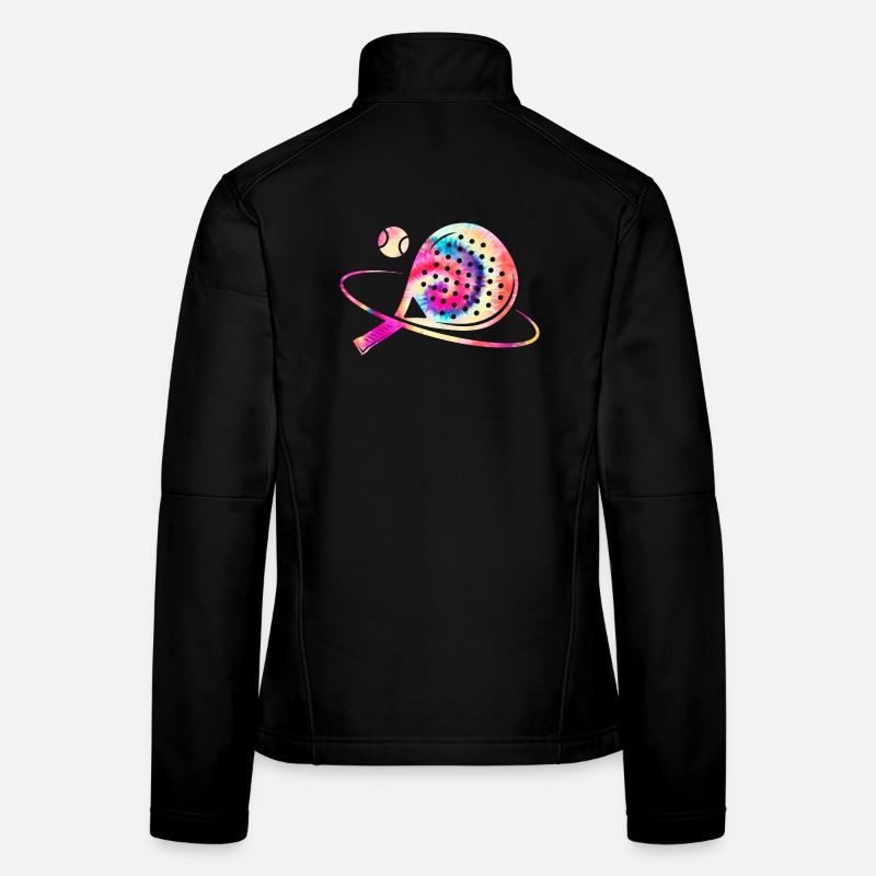Padel Tennis Coloré Veste en tissu softshell Femme