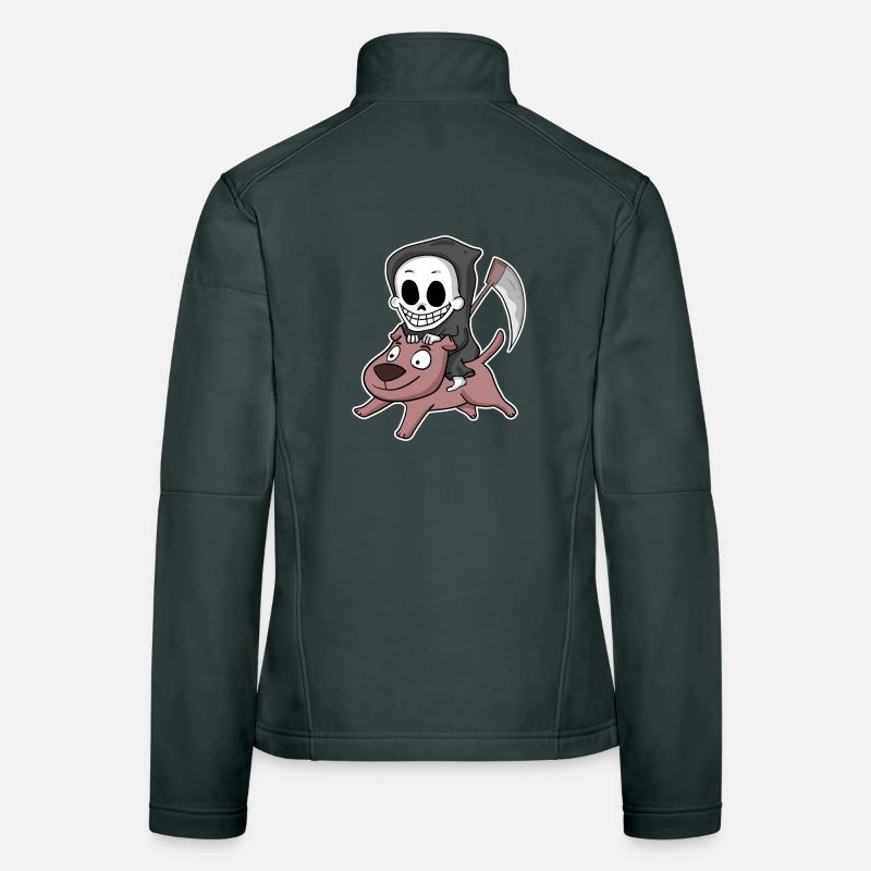 Sensenmann Hund Frauen Softshelljacke