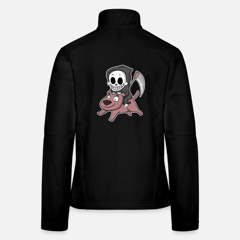Sensenmann Hund Frauen Softshelljacke
