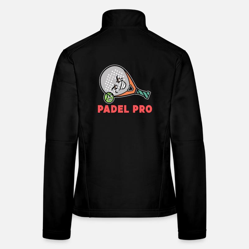 Padel Training Spieler Statement Turnier Schläger Frauen Softshelljacke