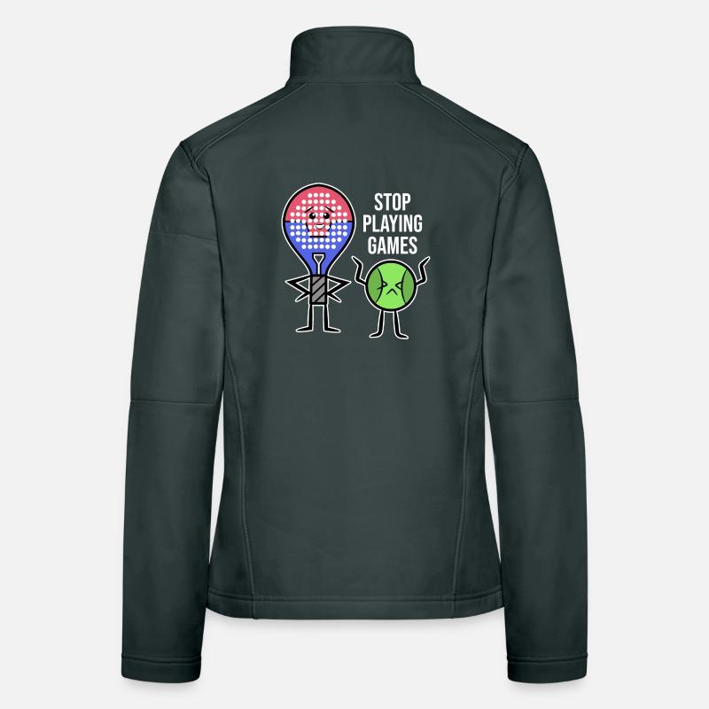 Player Statement Racket Padel Padel Team Balls Women's Softshell Jacket
