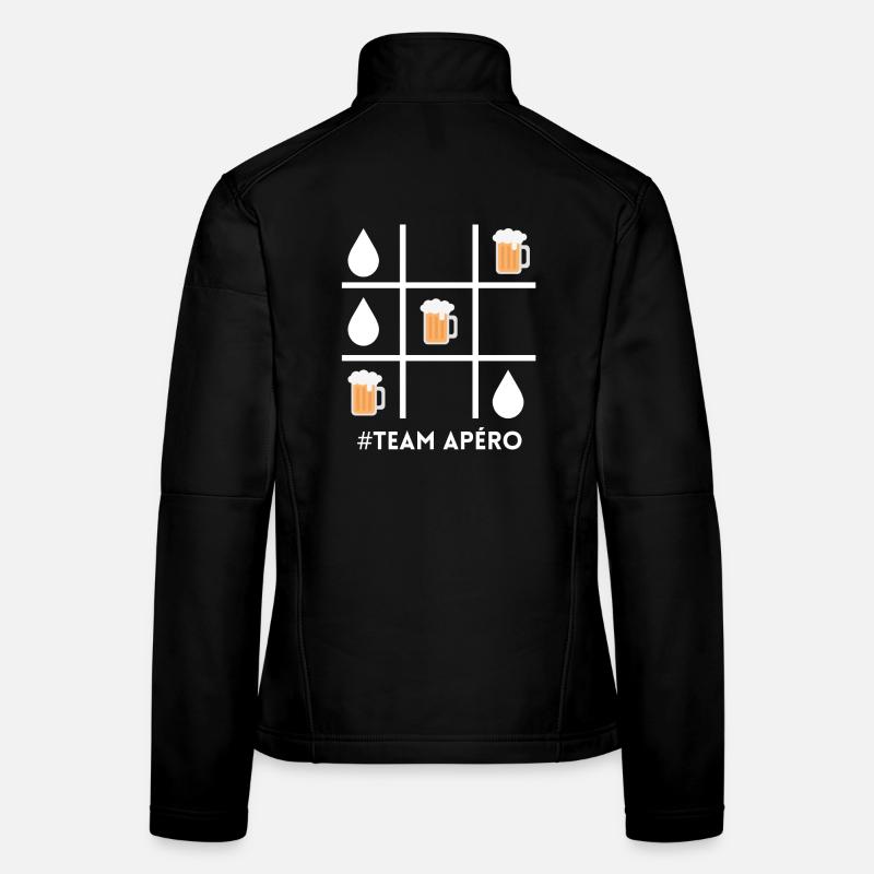 team apéro, bière, fan de bière Veste en tissu softshell Femme