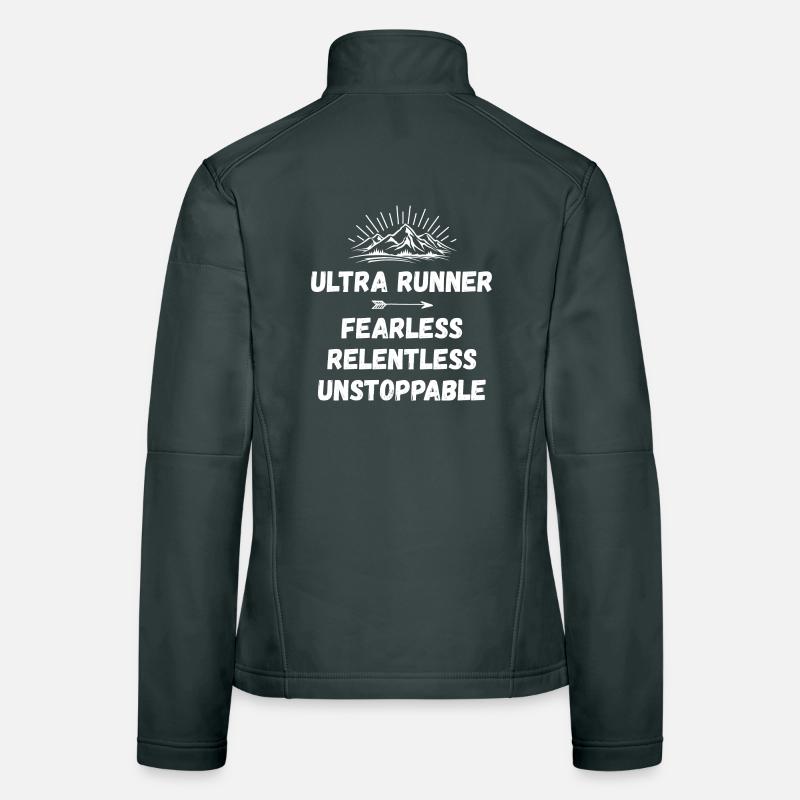 Ultra Runnner - Intrépide. Implacable. Imparable. Veste en tissu softshell Femme