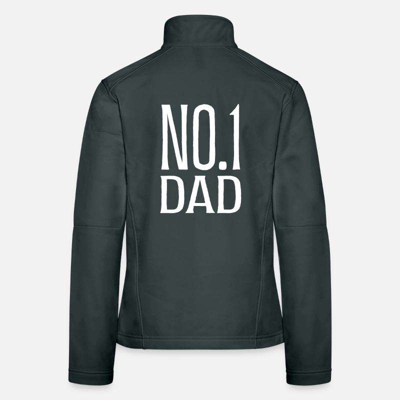 Nr. 1 Vater Vatertagsgeschenk Frauen Softshelljacke