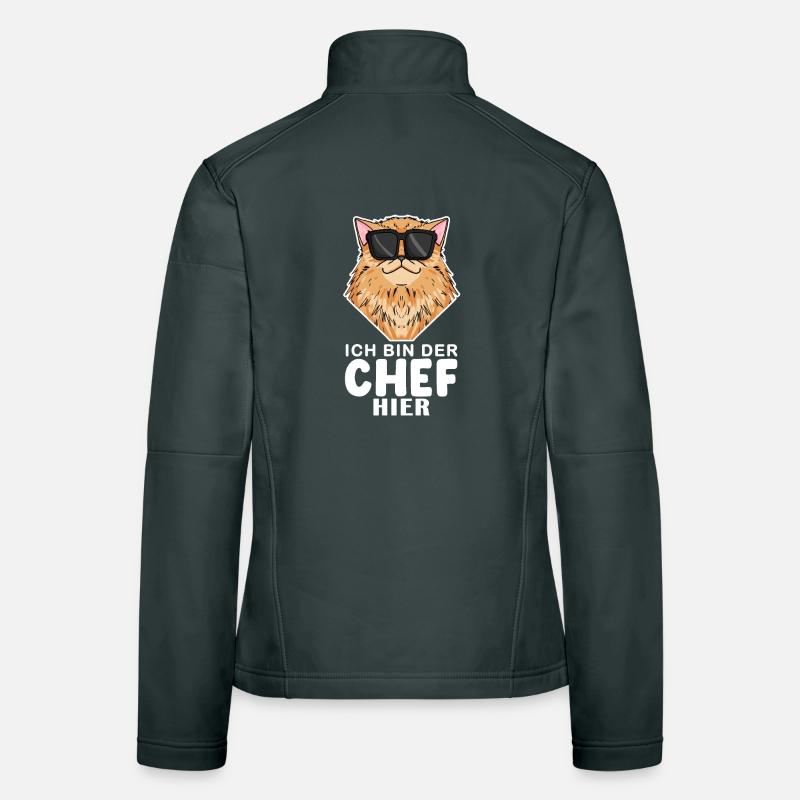 coole Katze - Perserkatze Katze - Chef Spruch Frauen Softshelljacke