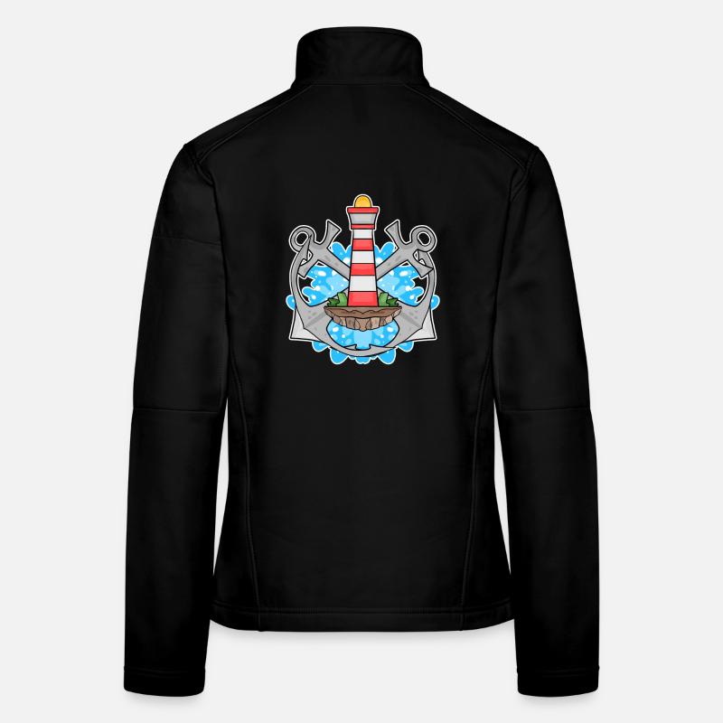 Anker Leuchtturm Nordsee Frauen Softshelljacke