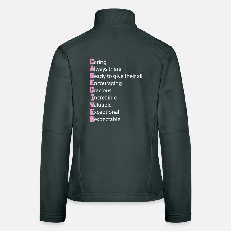 Définition de l’aidant Aidant âgé Veste en tissu softshell Femme
