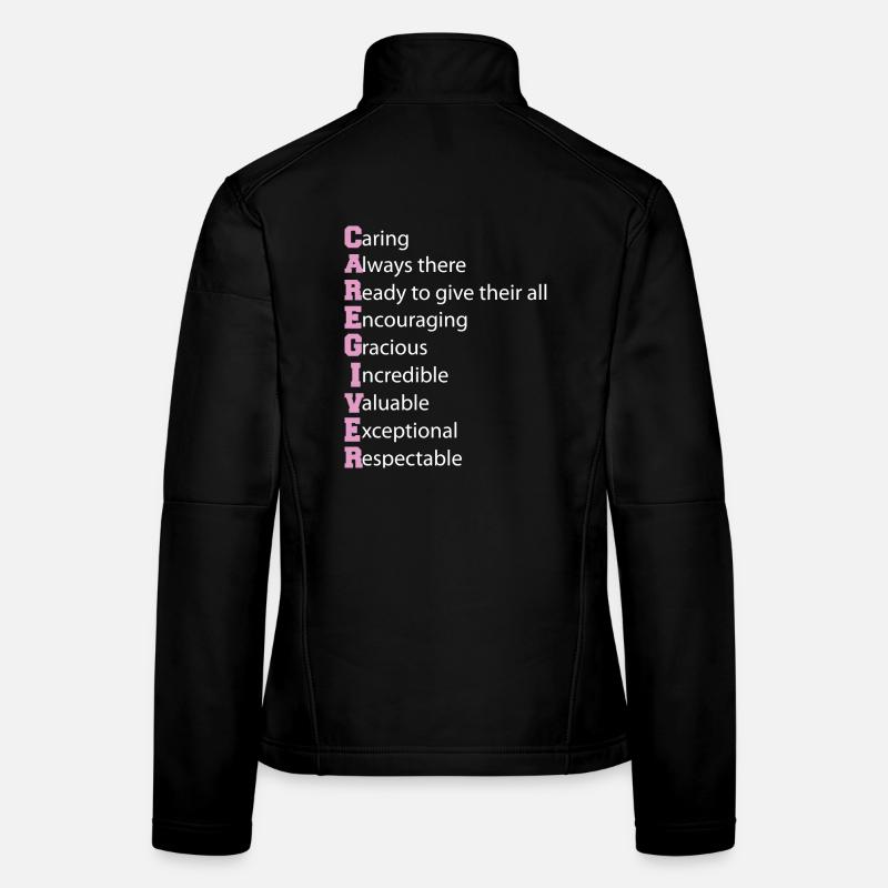 Définition de l’aidant Aidant âgé Veste en tissu softshell Femme
