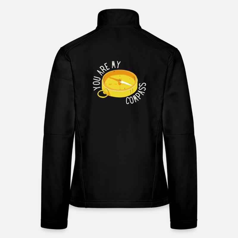 amoureux, déclaration d'amour Veste en tissu softshell Femme