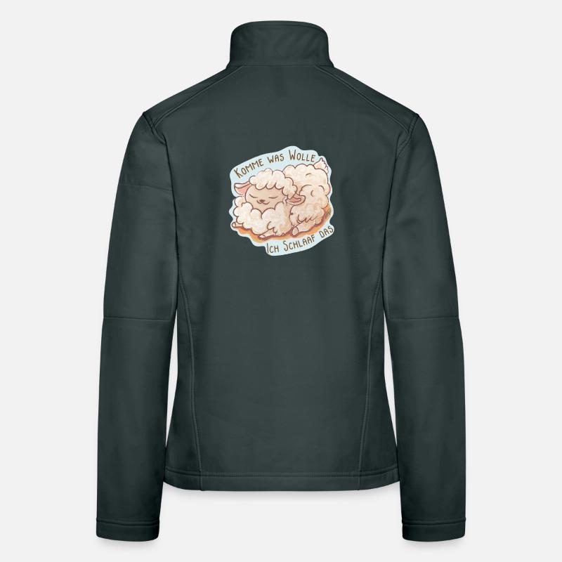 Ich Schlaaf das Frauen Softshelljacke