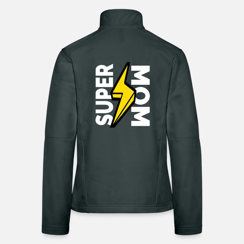 Super Mama glücklicher Muttertag Frauen Softshelljacke