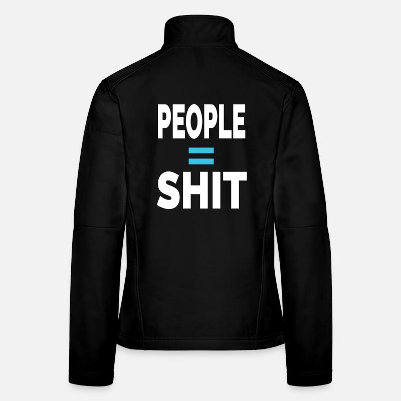 PERSONNES = MERDE Veste en tissu softshell Femme