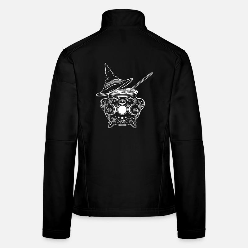 Witch's Cauldron Witch's Hat Witches Walpurgis Night Women's Softshell Jacket