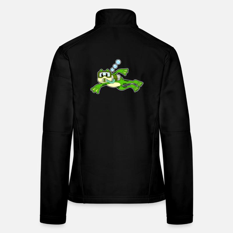 Bouteille d’oxygène Frog Diver Veste en tissu softshell Femme