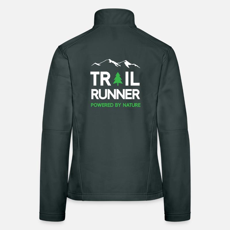 Trail Runner - Propulsé par la nature Veste en tissu softshell Femme