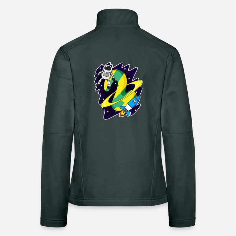 2 Birthday Boy Astronaut - deux ans Veste en tissu softshell Femme
