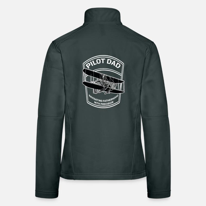 Pilots Dad Unique gift idea for dad Women's Softshell Jacket